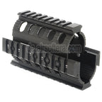 CYMA CNC Aluminum 135mm Handschutz Schienen System Geeignet für Tokyo Marui D-Boys CYMA APS VFC Matrix AK74U Serie AEG Gewehre Airsoft Schwarz