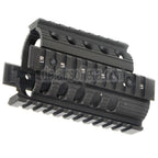 CYMA CNC Aluminum 135mm Handschutz Schienen System Geeignet für Tokyo Marui D-Boys CYMA APS VFC Matrix AK74U Serie AEG Gewehre Airsoft Schwarz