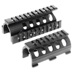 CYMA CNC Aluminum 135mm Handschutz Schienen System Geeignet für Tokyo Marui D-Boys CYMA APS VFC Matrix AK74U Serie AEG Gewehre Airsoft Schwarz