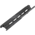 CYMA CNC Aluminum 370mm RAS Handschutz Schienen System mit Schienenabdeckung Geeignet für CYMA Tokyo Marui G&P JG M14 Serie AEG Gewehre Airsoft Schwarz