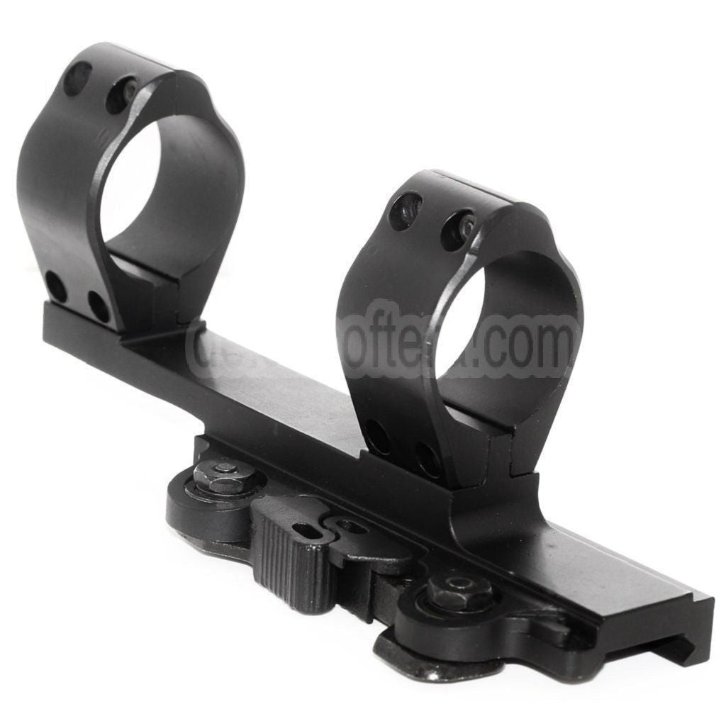 CYMA Tactical Stil 30mm QD Doppelring Visierhalterung Doppelte Zielfernrohrmontage Schwarz