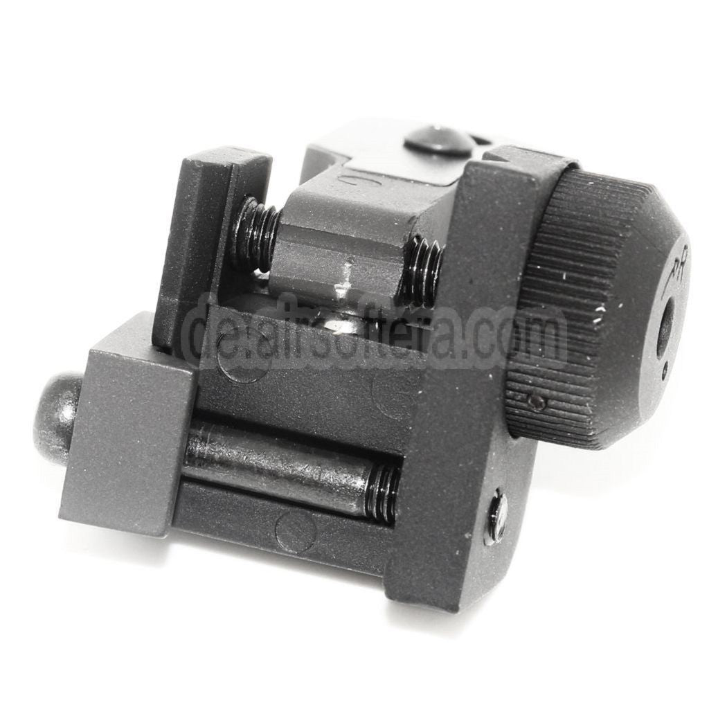 AirsoftEra MAD BUIS Stil Klappbare Kimme Geeignet für Standard 20mm RIS RAS Schiene