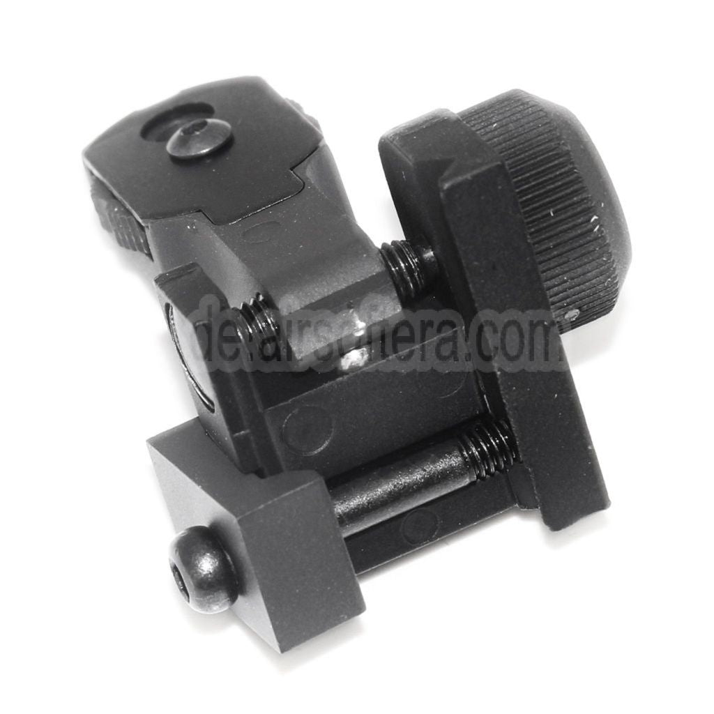 AirsoftEra MAD BUIS Stil Klappbare Kimme Geeignet für Standard 20mm RIS RAS Schiene