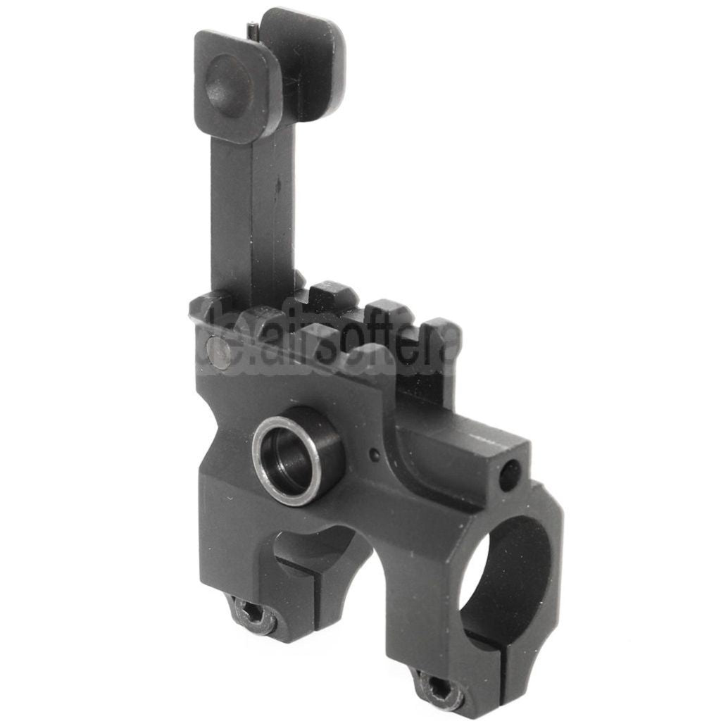 AirsoftEra Vltor Stil Hochklappen Korn mit 20mm Schiene Geeignet für M4 M16 AEG Gewehre