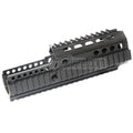 AirsoftEra 225mm 9 Zoll CNC Aluminium 4-Side Handschutz Schienen System Geeignet für ARMY G&G L85 R85 AEG Gewehre Schwarz