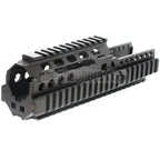 AirsoftEra 225mm 9 Zoll CNC Aluminium 4-Side Handschutz Schienen System Geeignet für ARMY G&G L85 R85 AEG Gewehre Schwarz