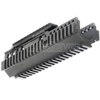 AirsoftEra 225mm 9 Zoll CNC Aluminium 4-Side Handschutz Schienen System Geeignet für ARMY G&G L85 R85 AEG Gewehre Schwarz