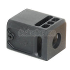 5KU Micro Comp Kompensator V3 -14mm CCW gegen den Uhrzeigersinn Geeignet für Tokyo Marui G17 G18C GBB Pistolen Airsoft