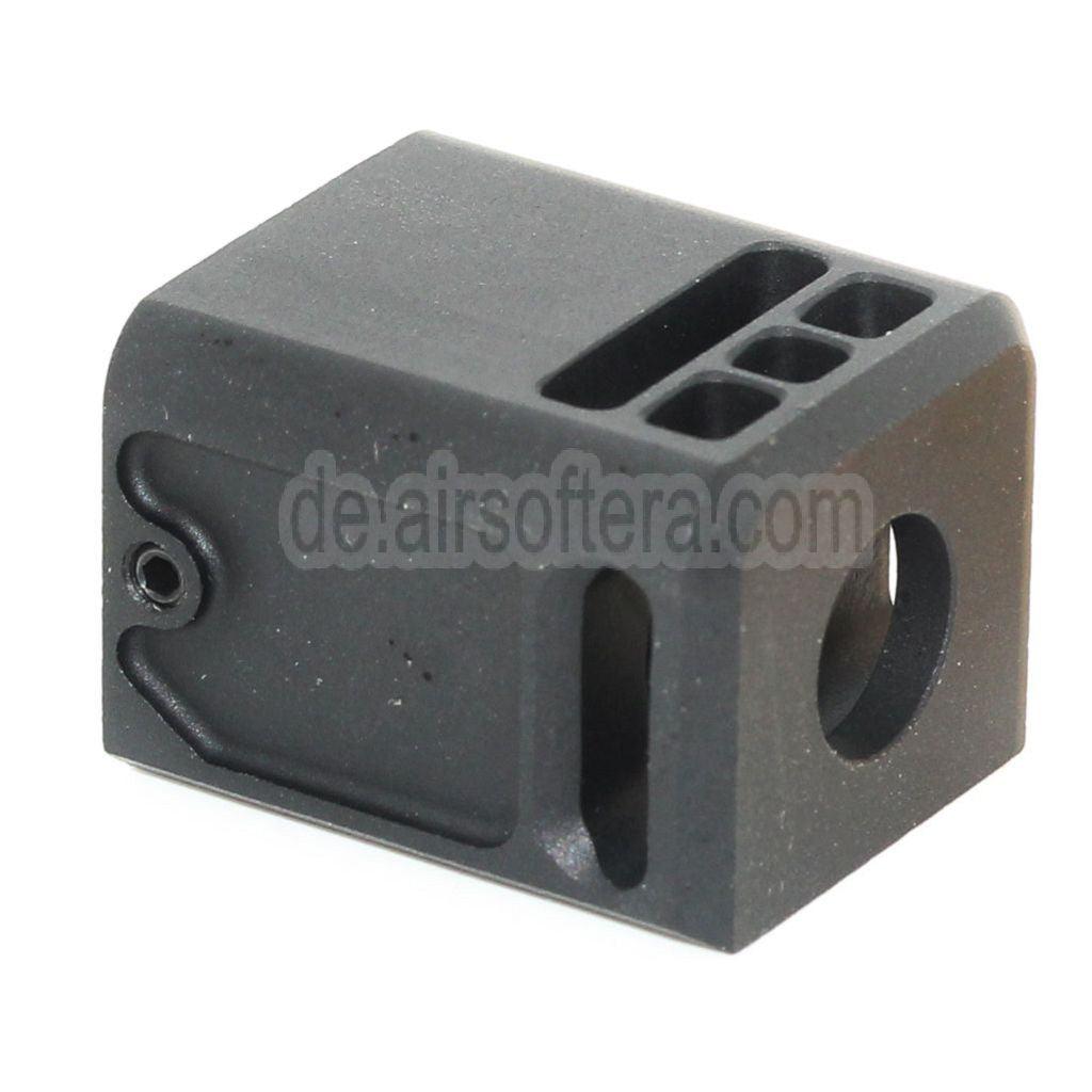 5KU Micro Comp Kompensator V3 -14mm CCW gegen den Uhrzeigersinn Geeignet für Tokyo Marui G17 G18C GBB Pistolen Airsoft