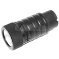 CYMA Einstellbares Soundverstärkungs design AK74 Mündungsfeuerdämpfer Geeignet für -14mm CCW Gegen den Uhrzeigersinn Lauf Gewehre Airsoft Schwarz