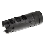 AirsoftEra 64mm Dragon 556 AK Stil Metall Mündungsbremse Mündungsfeuerdämpfer geeignet für -14mm CCW Gewehre mit gegen den Uhrzeigersinn gedrehtem Lauf Schwarz
