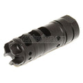 AirsoftEra 68mm Dragon AK Stil Metall Mündungsbremse Mündungsfeuerdämpfer geeignet für -14mm CCW Gewehre mit gegen den Uhrzeigersinn gedrehtem Lauf Schwarz
