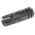 APS 68mm ICEFYRE Mündungsbremse Mündungsfeuerdämpfer Geeignet für -14mm CCW Gegen den Uhrzeigersinn Lauf Gewehre Airsoft Black