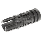 APS 68mm ICEFYRE Mündungsbremse Mündungsfeuerdämpfer Geeignet für -14mm CCW Gegen den Uhrzeigersinn Lauf Gewehre Airsoft Black
