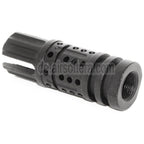 APS 68mm ICEFYRE Mündungsbremse Mündungsfeuerdämpfer Geeignet für -14mm CCW Gegen den Uhrzeigersinn Lauf Gewehre Airsoft Black