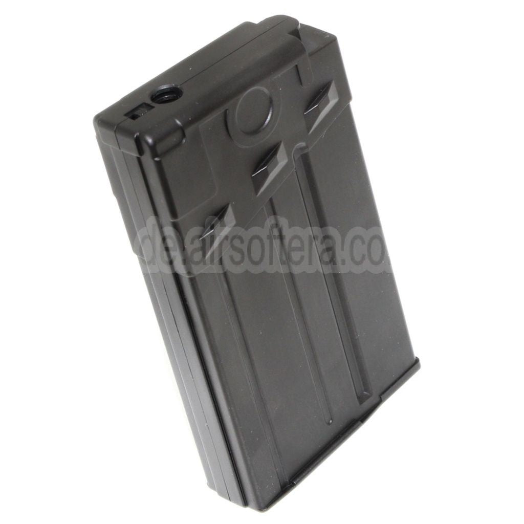 BATTLEAXE 120rd Plastik Mid-Cap Magazin Geeignet für Tokyo Marui G&P Matrix CYMA D-BOY Echo1 JG Classic Army ICS G&G G3 Serie AEG Gewehre Airsoft Schwarz