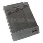 BATTLEAXE 120rd Plastik Mid-Cap Magazin Geeignet für Tokyo Marui G&P Matrix CYMA D-BOY Echo1 JG Classic Army ICS G&G G3 Serie AEG Gewehre Airsoft Schwarz