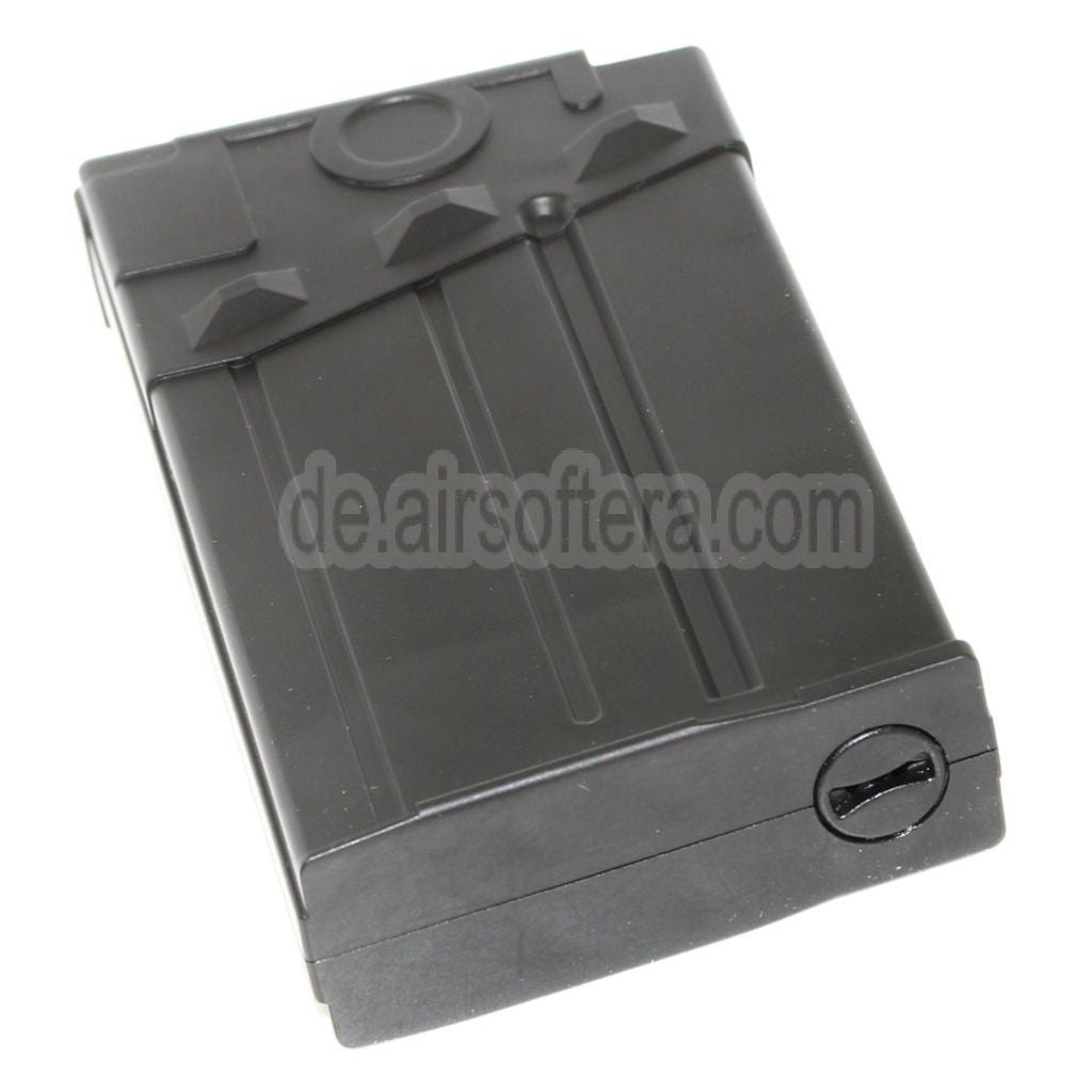BATTLEAXE 120rd Plastik Mid-Cap Magazin Geeignet für Tokyo Marui G&P Matrix CYMA D-BOY Echo1 JG Classic Army ICS G&G G3 Serie AEG Gewehre Airsoft Schwarz