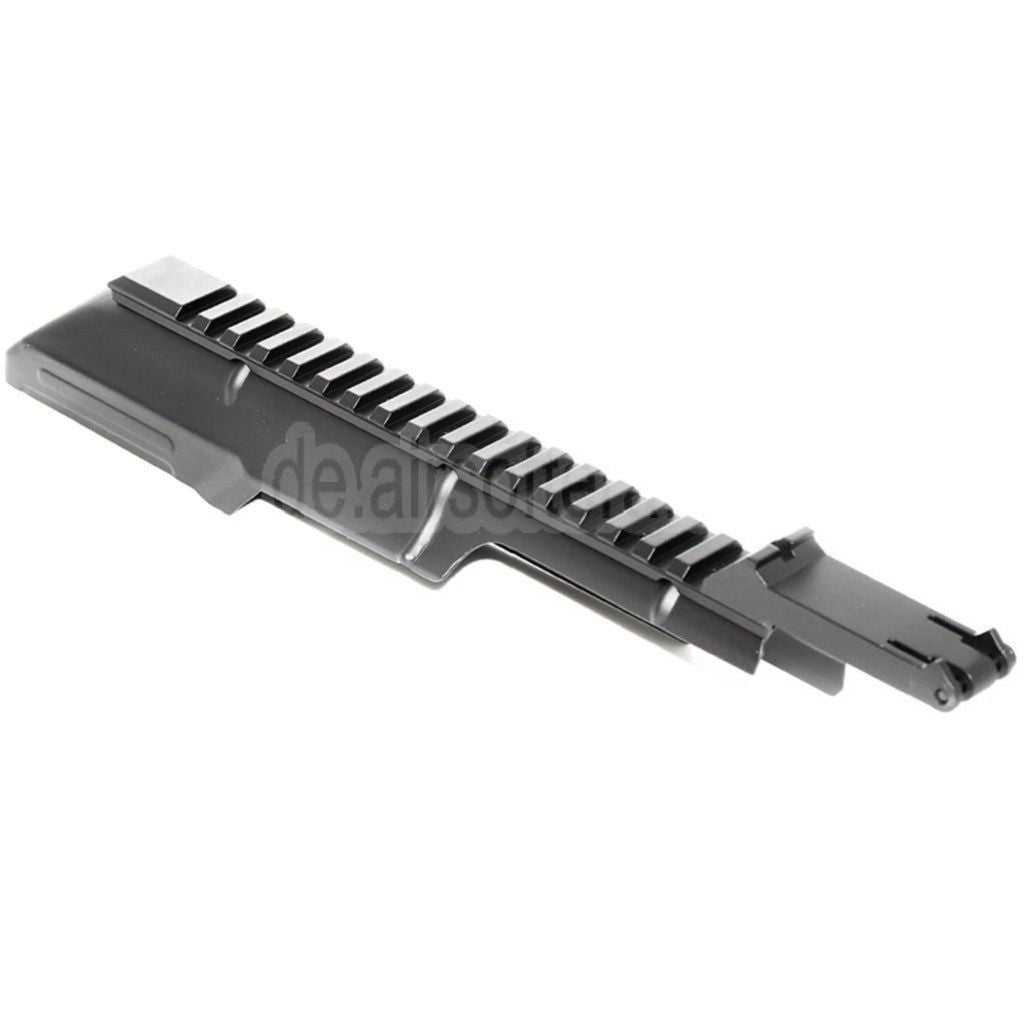 CYMA Obere Empfängerabdeckung mit 20mm Taktikschienen Kimme Geeignet für D-Boys Jing Gong JG Golden Eagle CYMA Tokyo Marui AK47 Serie AEG Gewehre Airsoft Schwarz