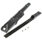 CYMA Obere Empfängerabdeckung mit 20mm Taktikschienen Kimme Geeignet für D-Boys Jing Gong JG Golden Eagle CYMA Tokyo Marui AK47 Serie AEG Gewehre Airsoft Schwarz