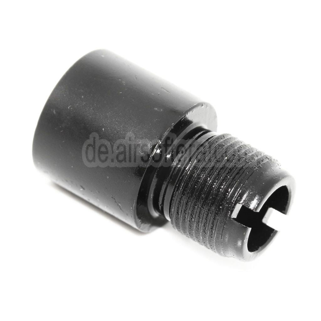 AirsoftEra Lauf Schalldämpfer Adapter Innere -14mm CCW gegen den Uhrzeigersinn Zu Äußere +14mm CW im Uhrzeigersinn