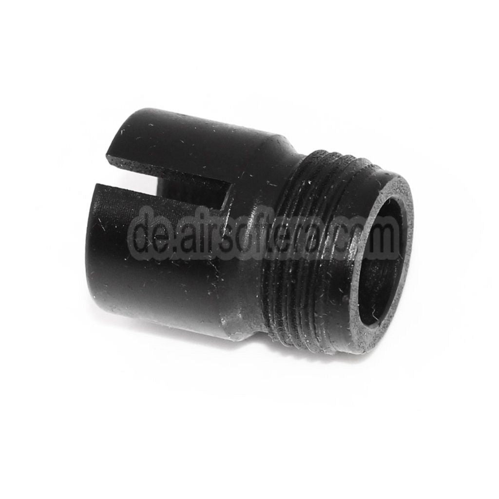 AirsoftEra Lauf Schalldämpfer Adapter Geeignet für Tokyo Marui MP5K A4 A5 -14mm CCW gegen den Uhrzeigersinn