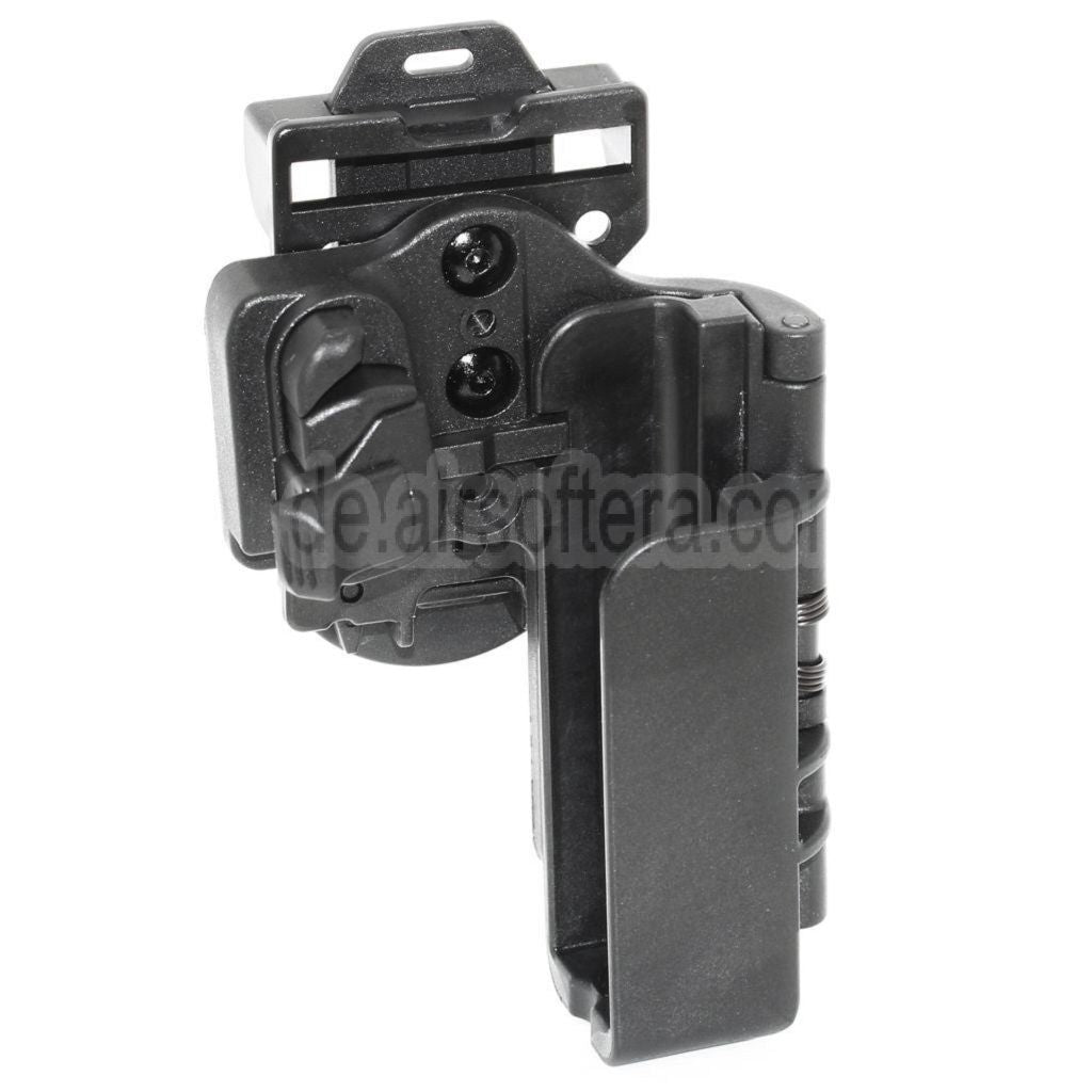 APS Quantum Mechanics OWB Condition 3 Carry Quick Taktisches Holster Geeignet für G17 G22 Serie Pistolen Airsoft Schwarz