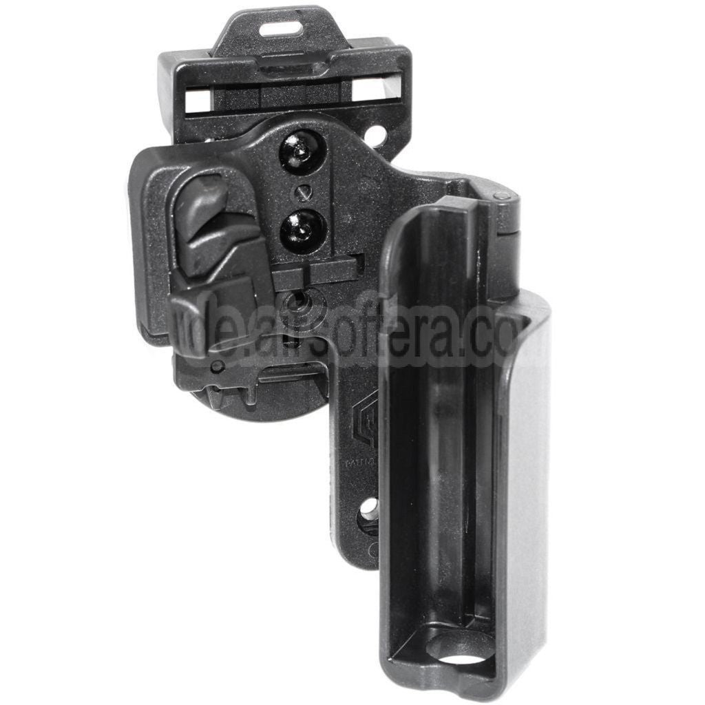 APS Quantum Mechanics OWB Condition 3 Carry Quick Taktisches Holster Geeignet für G17 G22 Serie Pistolen Airsoft Schwarz