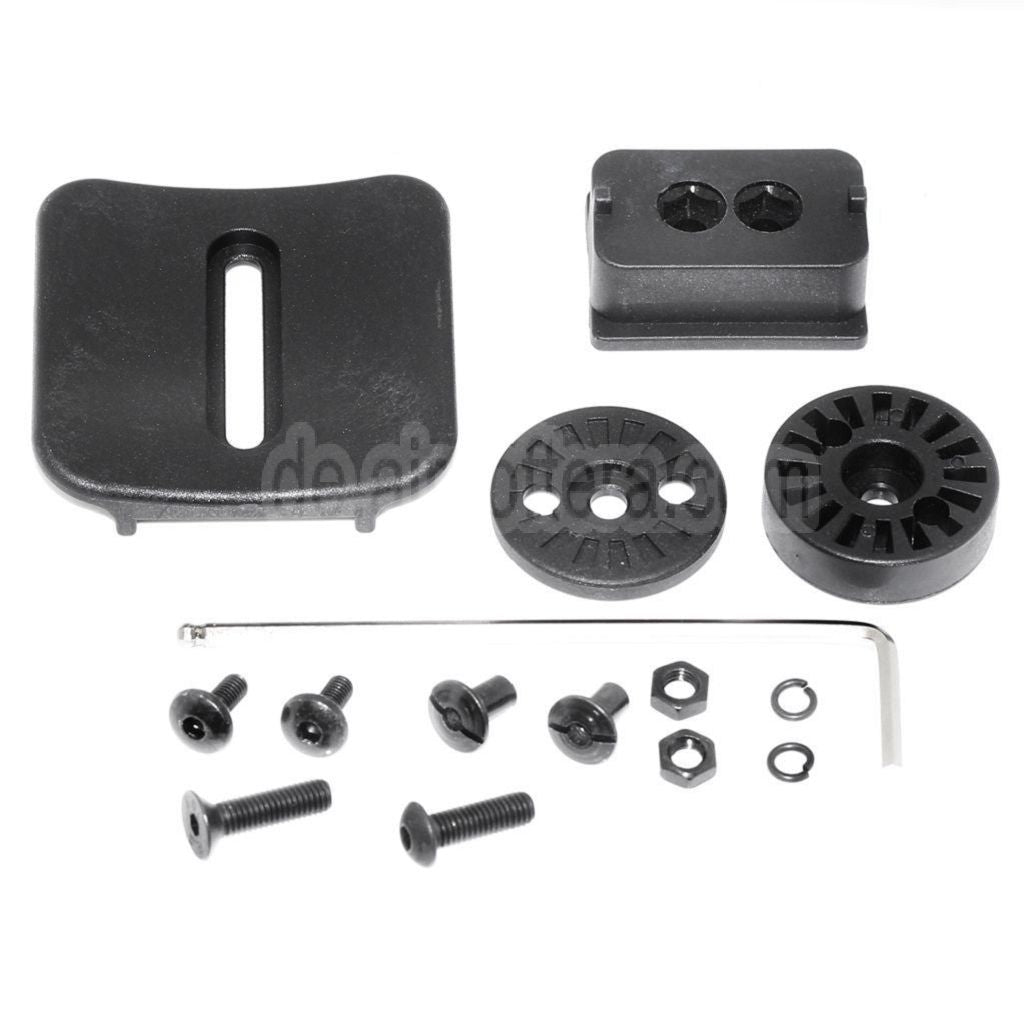 APS Quantum Mechanics OWB Condition 3 Carry Quick Taktisches Holster Geeignet für G17 G22 Serie Pistolen Airsoft Schwarz
