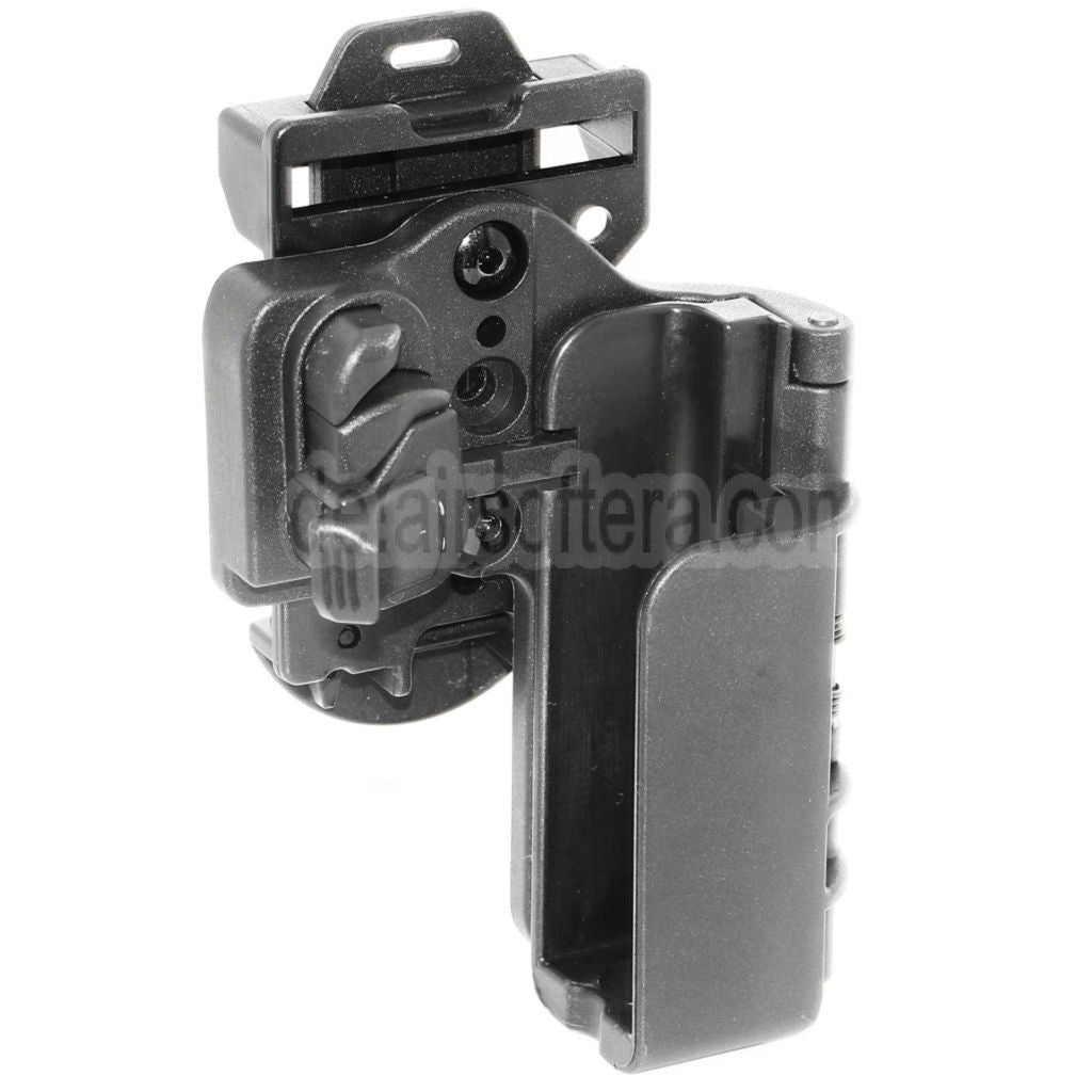 APS Quantum Mechanics OWB Condition 3 Carry Quick Taktisches Holster Geeignet für G19 G23 Serie Pistolen Airsoft Schwarz