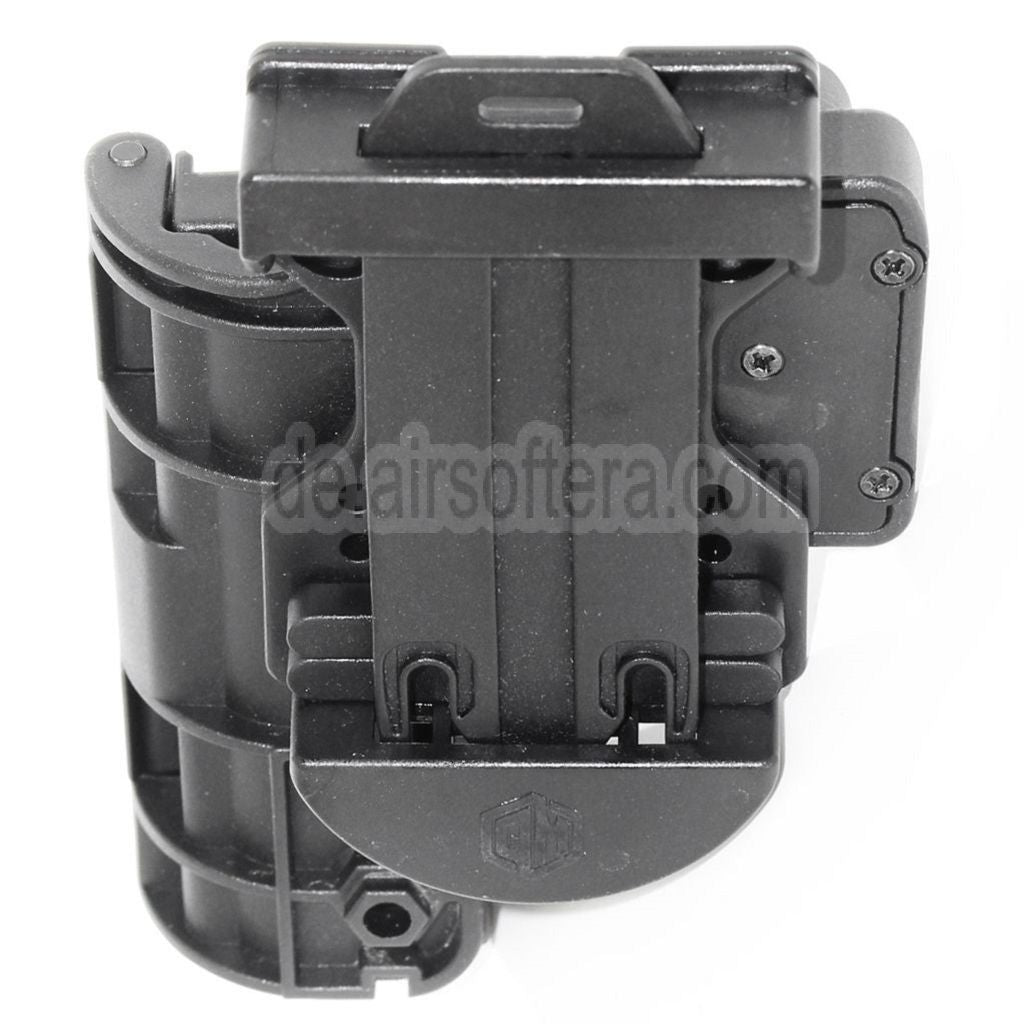 APS Quantum Mechanics OWB Condition 3 Carry Quick Taktisches Holster Geeignet für G19 G23 Serie Pistolen Airsoft Schwarz