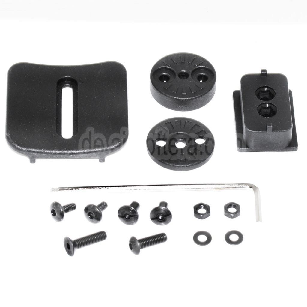 APS Quantum Mechanics OWB Condition 3 Carry Quick Taktisches Holster Geeignet für G19 G23 Serie Pistolen Airsoft Schwarz