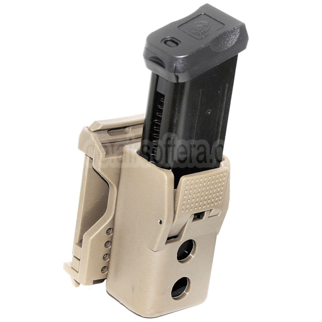 APS Quantum Mechanics Abschließbare Einzelmagazintasche Geeignet für G17 / G18C / G19 / G22 / G23 / G24 / G34 / G35 G-Serie GBB Magazin
