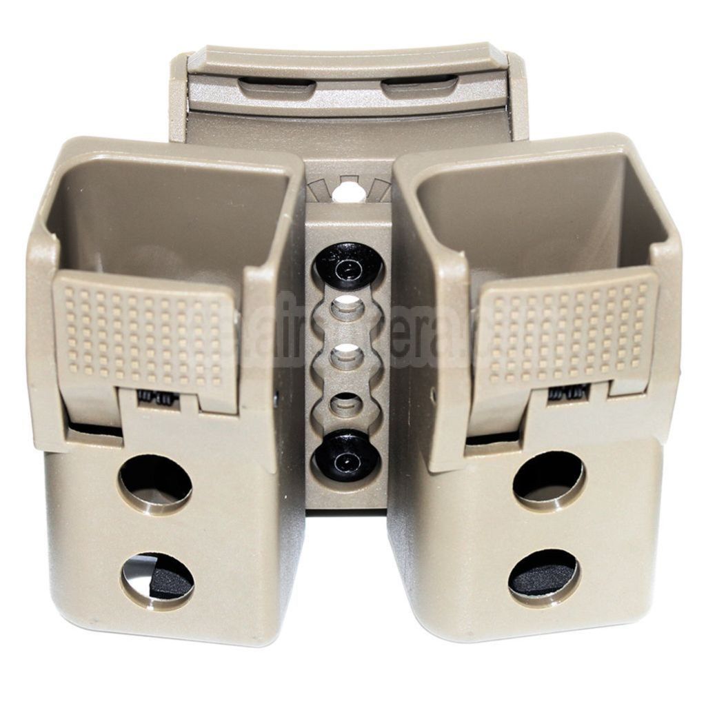 APS Quantum Mechanics Abschließbare Doppelmagazintasche Geeignet für G17 / G18C / G19 / G22 / G23 / G24 / G34 / G35 G-Serie GBB Magazin