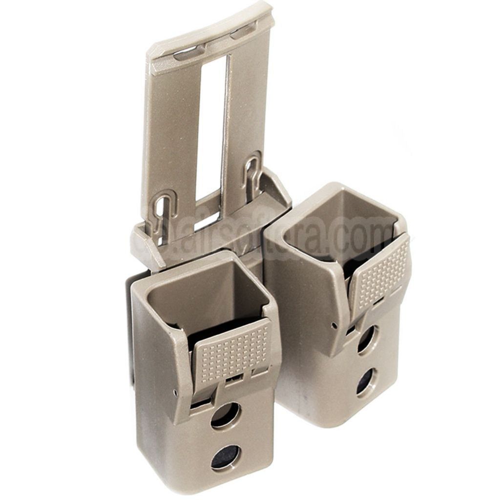 APS Quantum Mechanics Abschließbare Doppelmagazintasche Geeignet für G17 / G18C / G19 / G22 / G23 / G24 / G34 / G35 G-Serie GBB Magazin