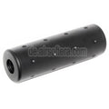 5KU 102mm Aluminium Stubby Schalldämpfer Laufverlängerungsrohr Geeignet für -14mm CCW Gegen den Uhrzeigersinn Lauf Gewehre Airsoft Schwarz