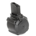 BATTLEAXE 1400rd Klangsteuerung Elektrisch Trommelmagazin Geeignet für M4 M16 Serie AEG Gewehre Airsoft Schwarz