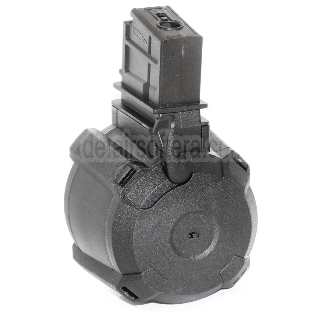 BATTLEAXE 1400rd Elektrisch Trommelmagazin Geeignet für G36 Serie AEG Gewehre Airsoft