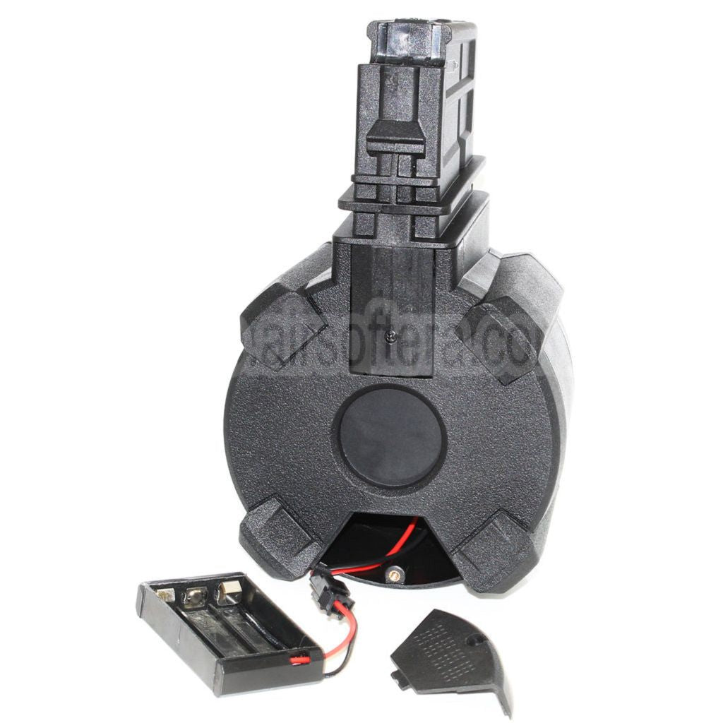 BATTLEAXE 1400rd Elektrisch Trommelmagazin Geeignet für G36 Serie AEG Gewehre Airsoft