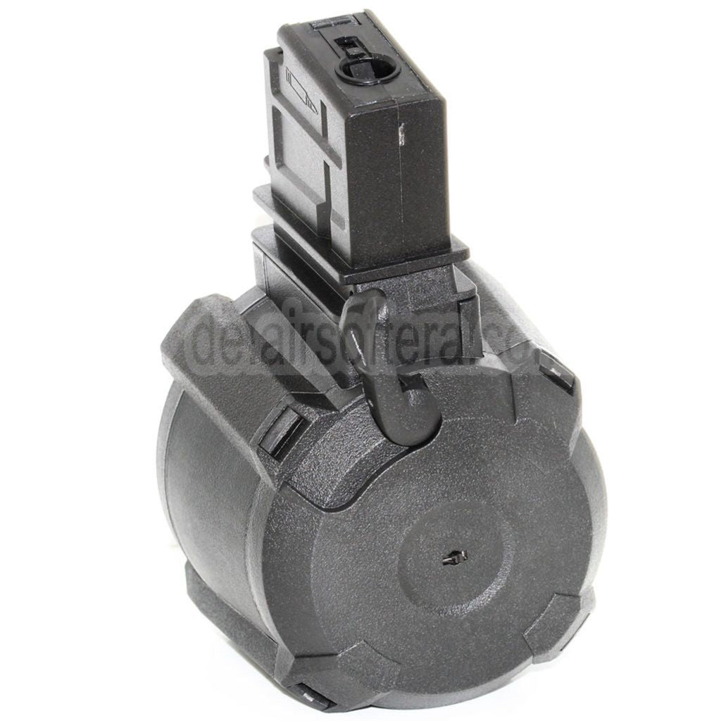 BATTLEAXE 1400rd Klangsteuerung Elektrisch Trommelmagazin Geeignet für G36 Serie AEG Gewehre Airsoft