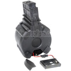 BATTLEAXE 1400rd Klangsteuerung Elektrisch Trommelmagazin Geeignet für G36 Serie AEG Gewehre Airsoft