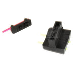 APS Fiberglasvisier Korn Kimme Geeignet für APS ACP606 GBB Pistolen Airsoft
