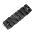 CYMA 75mm 7-Slots 20mm Schienenpaneel Geeignet für M-LOK Handschutzschienensystem Schwarz
