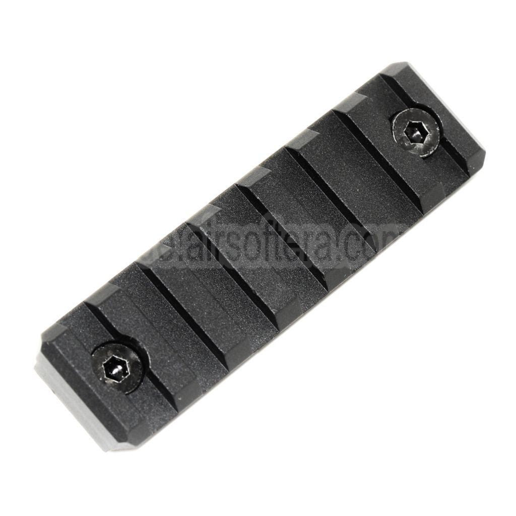 CYMA 75mm 7-Slots 20mm Schienenpaneel Geeignet für M-LOK Handschutzschienensystem Schwarz