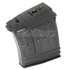CYMA 120rd Hi-Cap Magazin Geeignet für S&T RS CYMA Tokyo Marui SVD Serie AEG Gewehre Airsoft Schwarz