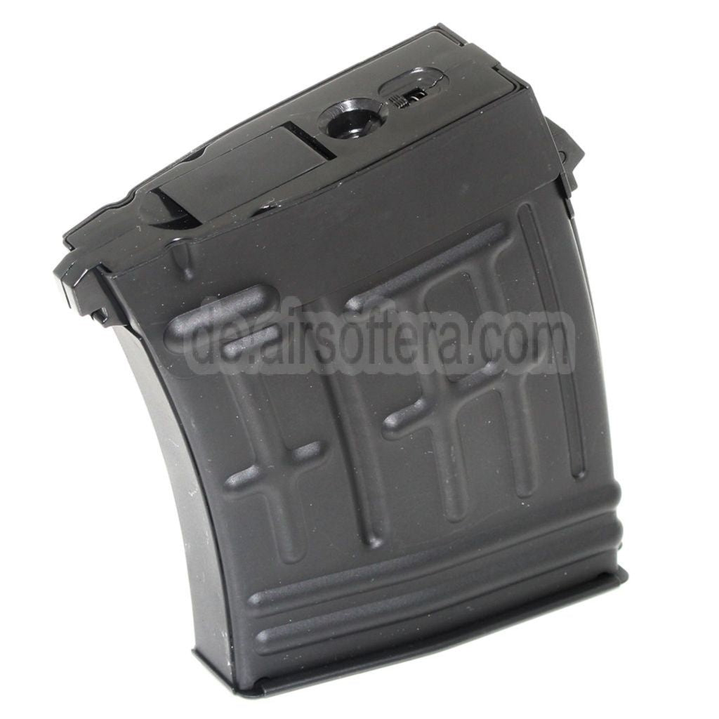 CYMA 120rd Hi-Cap Magazin Geeignet für S&T RS CYMA Tokyo Marui SVD Serie AEG Gewehre Airsoft Schwarz