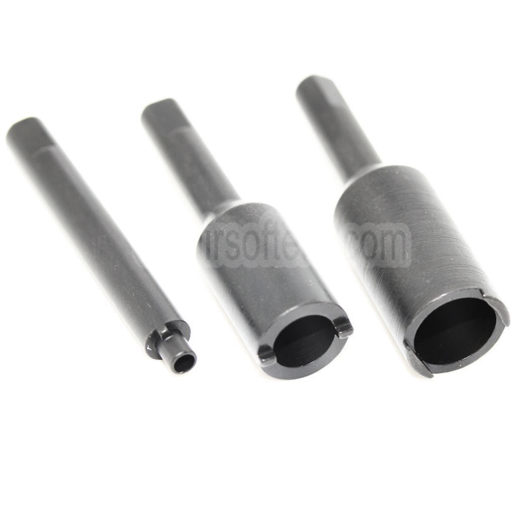AirsoftEra 3in1 Magnetischer Stahl Ventilschlüssel Geeignet für Tokyo Marui Western Arms KSC Maruzen GBB Pistolen Magazin
