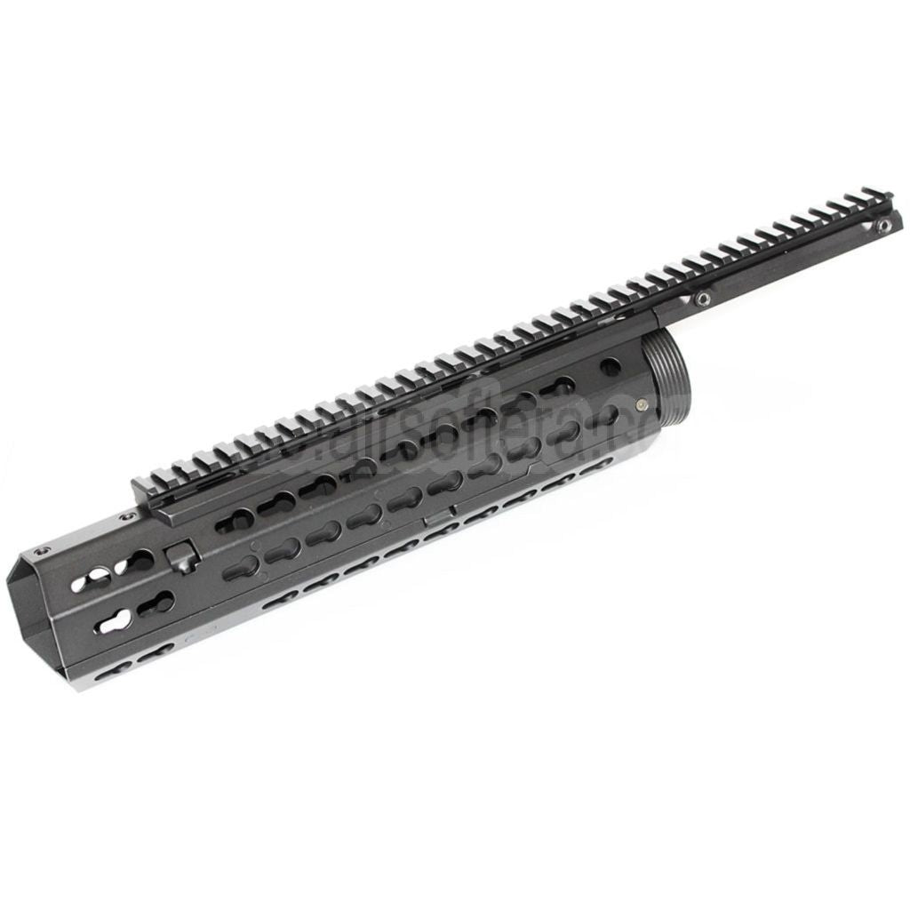 CYMA Keymod Modular Handschutz Schienen System Geeignet für CYMA CM079 Tokyo Marui M4 Serie AEG Gewehre Airsoft Schwarz