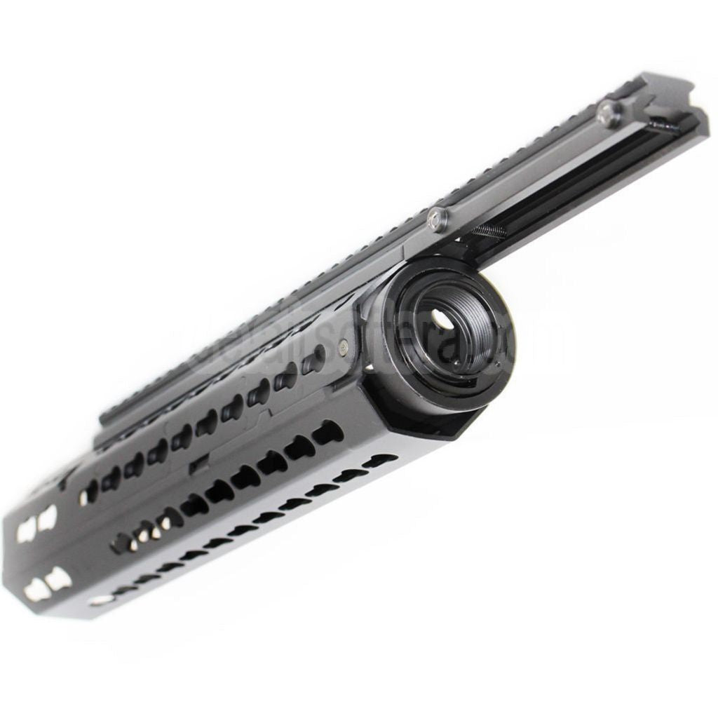 CYMA Keymod Modular Handschutz Schienen System Geeignet für CYMA CM079 Tokyo Marui M4 Serie AEG Gewehre Airsoft Schwarz