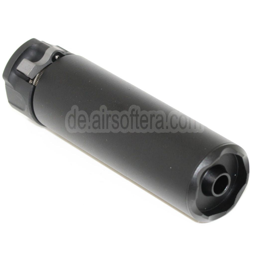 5KU 133mm SOCOM556 Mini-2 RC Schalldämpfer mit Mündungsfeuerdämpfer Geeignet für -14mm CCW Gegen den Uhrzeigersinn Lauf Gewehre Airsoft